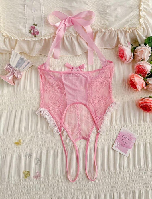 Pinky Open Crotch Bodysuit