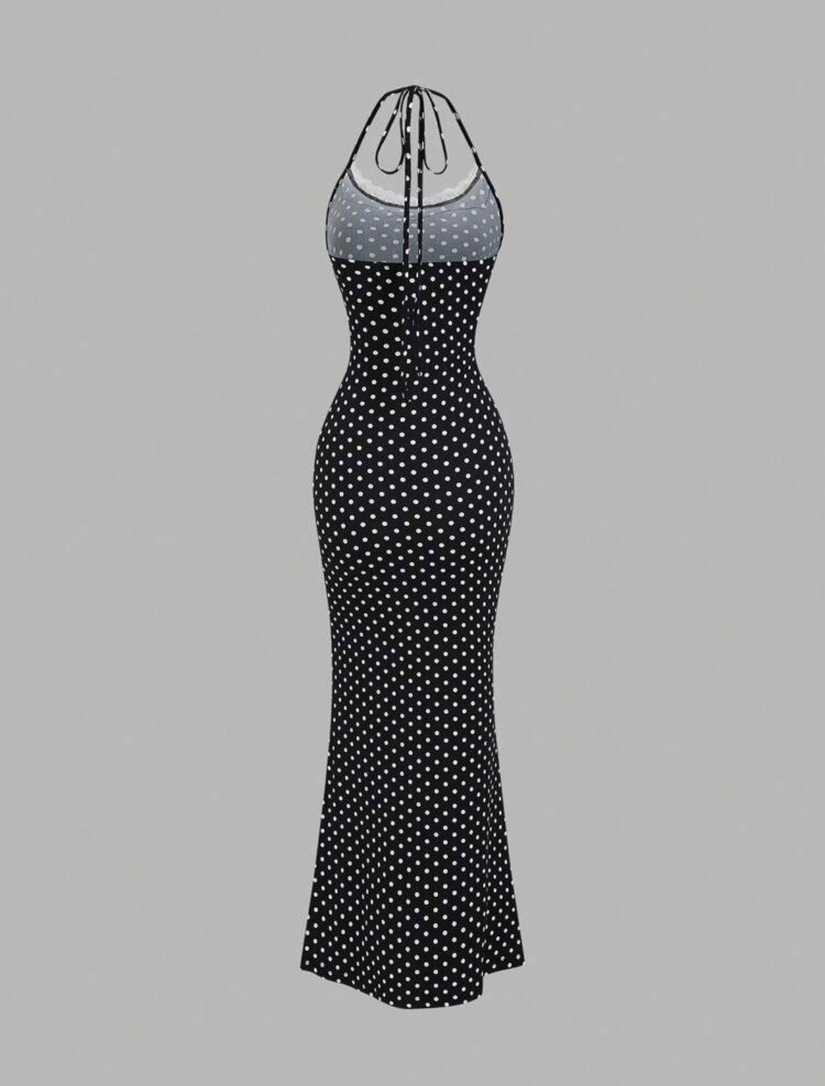 Kelly Dots Bodycon Night Gown