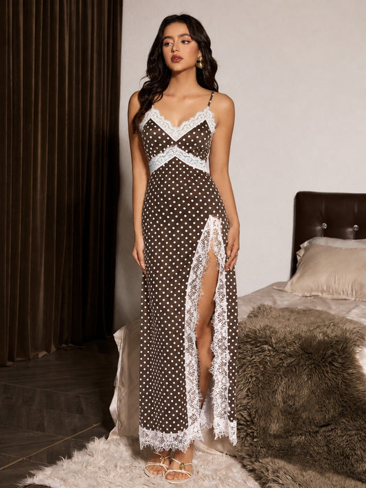 Allure Dots High Cut Night Gown
