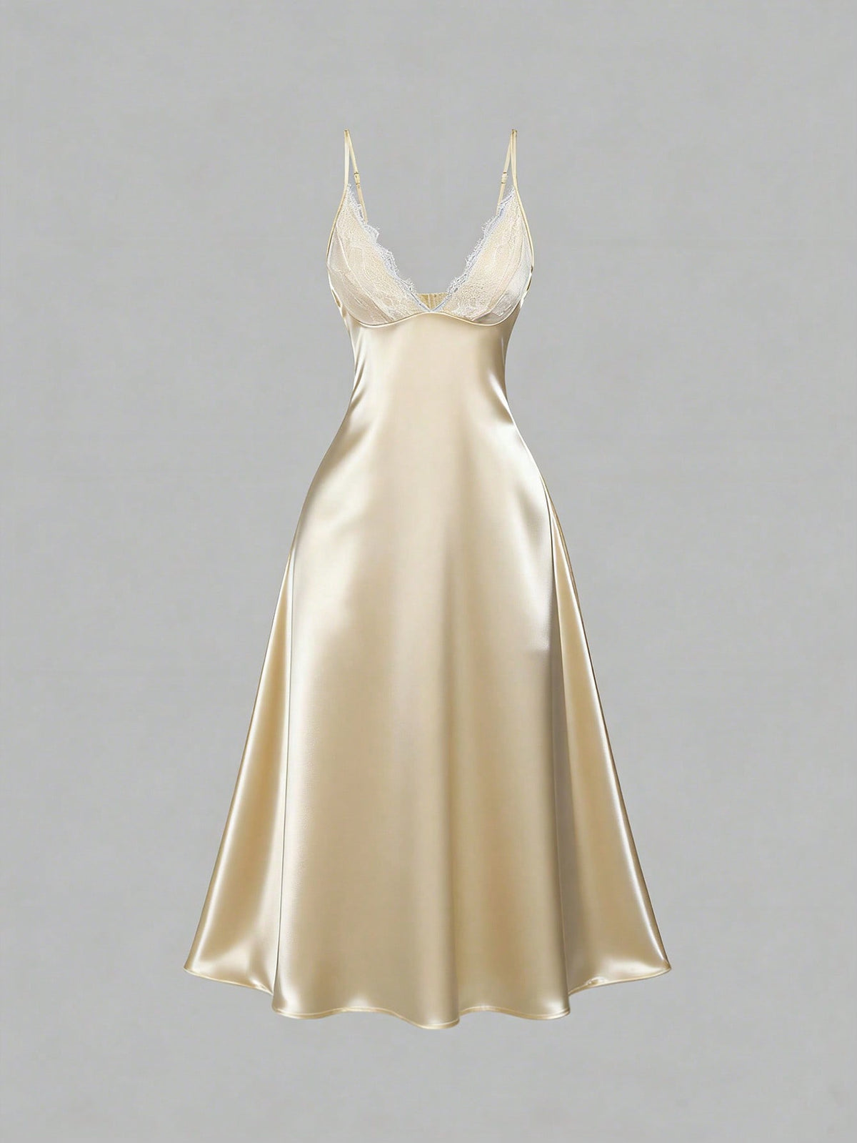Bronze Lace Night Gown