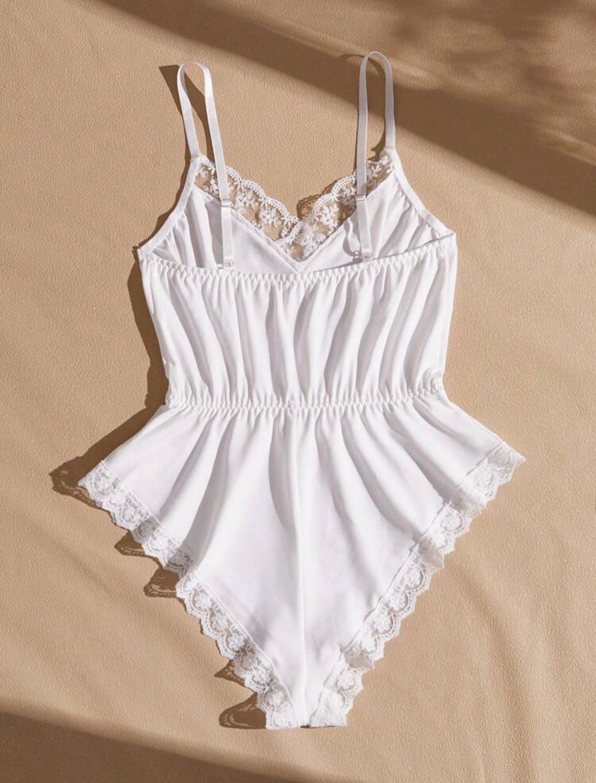 Solea Minimalist Bodysuit - White