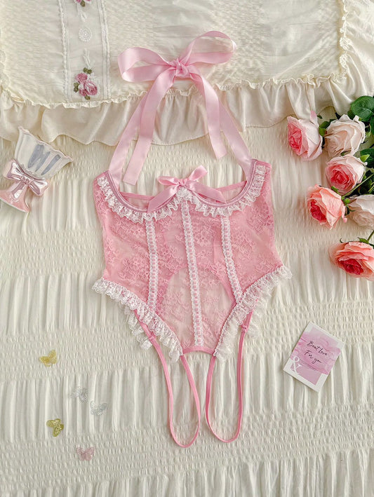 Pinky Open Crotch Bodysuit