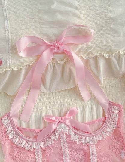 Pinky Open Crotch Bodysuit
