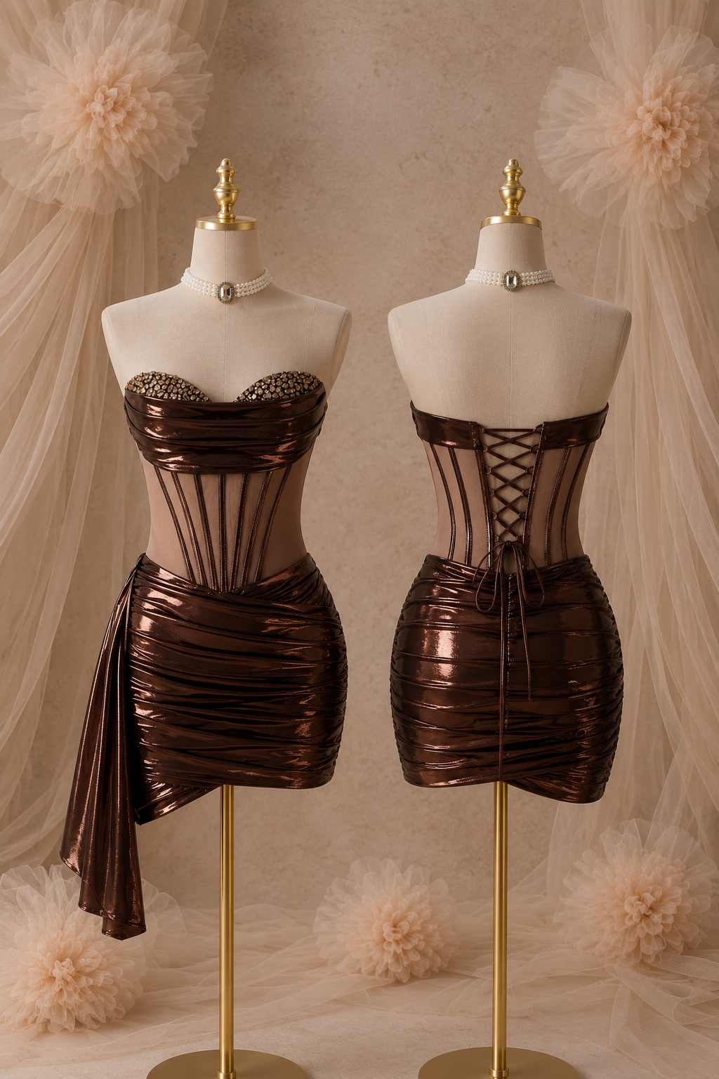 Sabine Tube Corset Sprinkle Dress