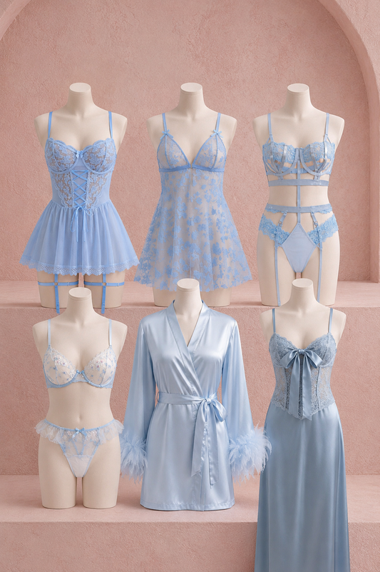 The Blue Oasis Luxe Bundle Set - Blue