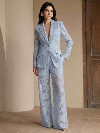 Erica Floral Luxe Matching Blazer Set