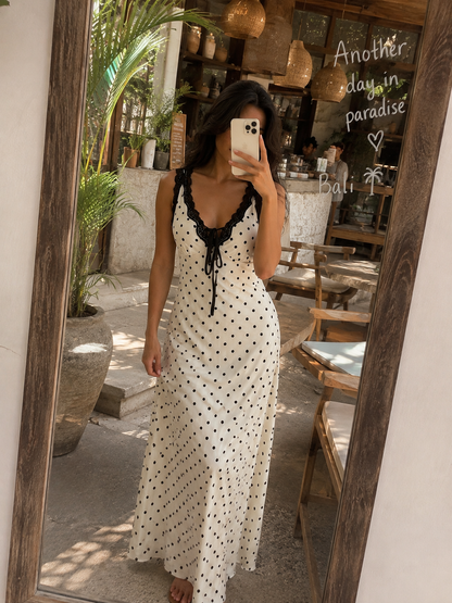 Lula Dotsie Comfort Dress - White