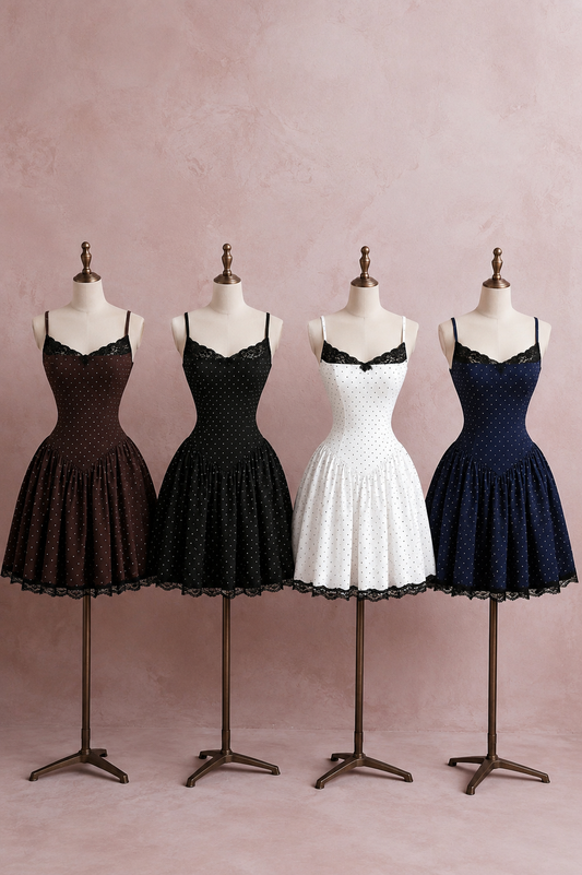Minnie Dots Flare Night Dress