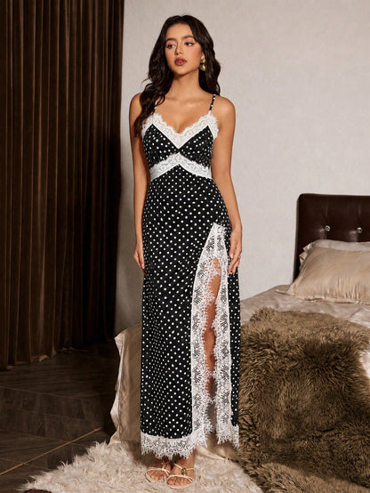 Allure Dots High Cut Night Gown