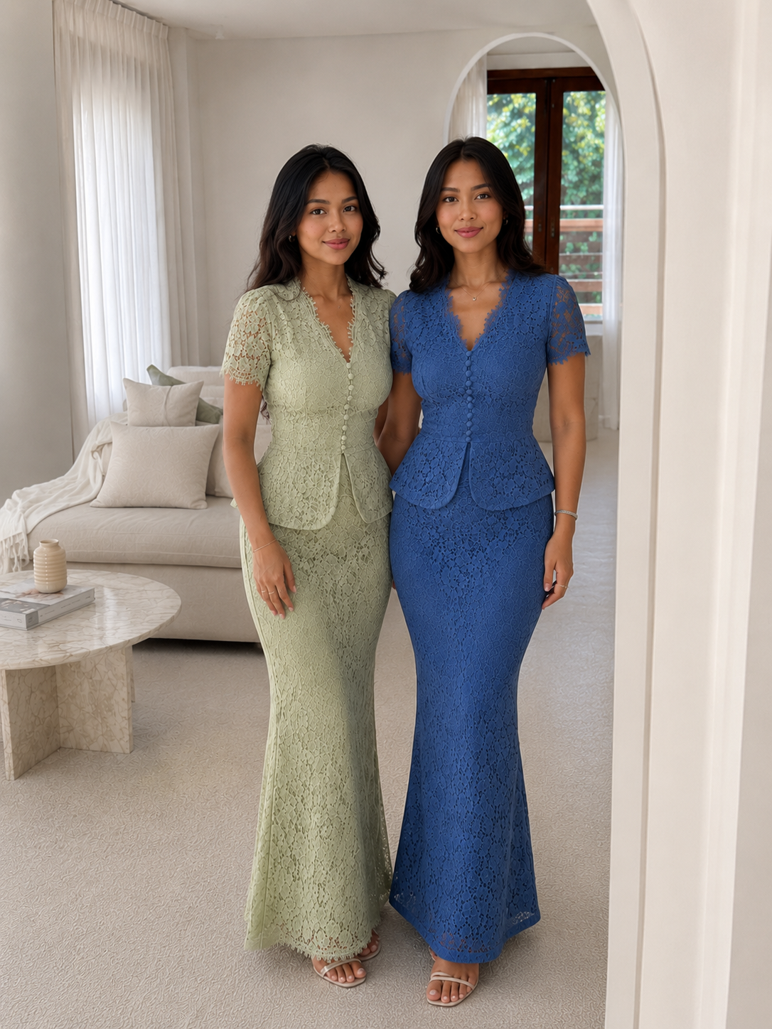 Sephire Lace Two Piece Luxe Set