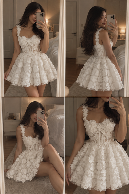 Marsellie Sheer Luxe Mini Dress