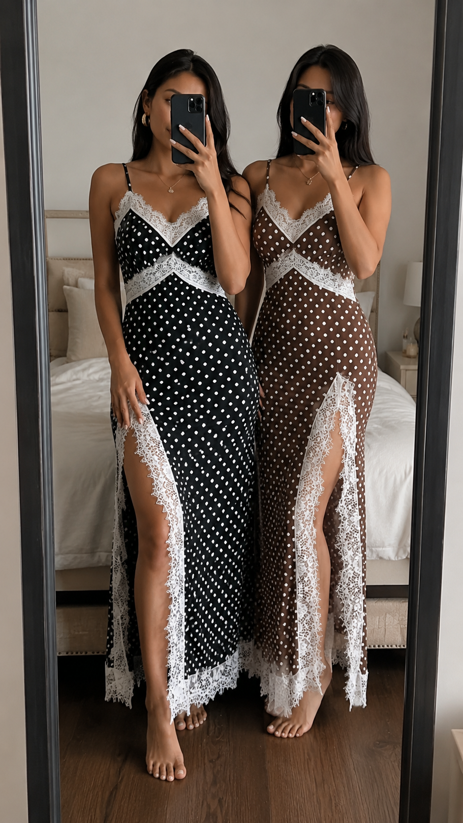 Allure Dots High Cut Night Gown