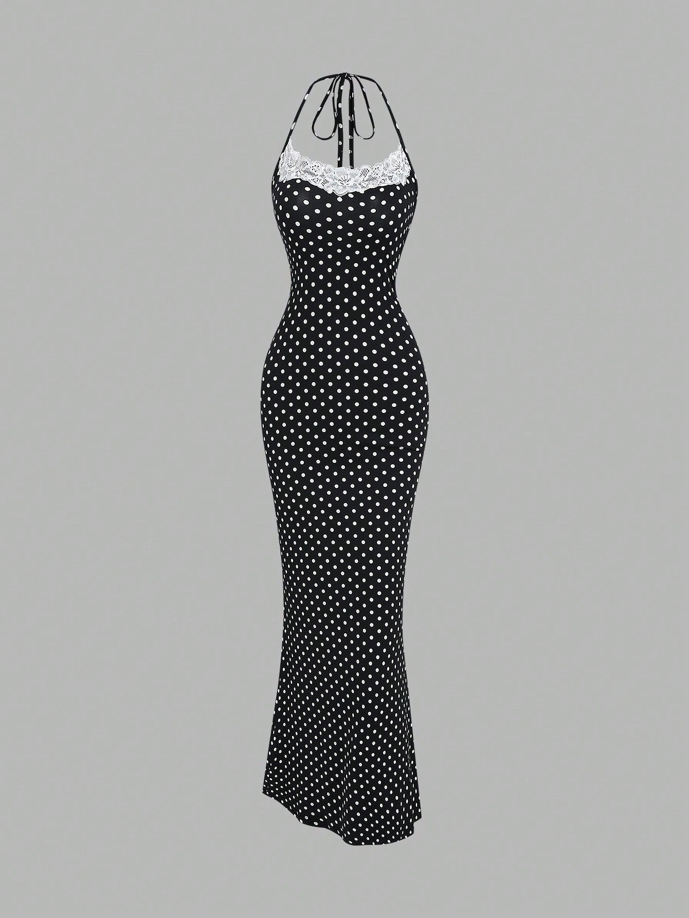 Kelly Dots Bodycon Night Gown