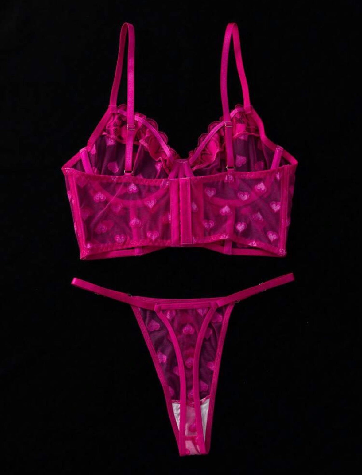 Love Dots Bustier Intimate Bundle Set - All Colors