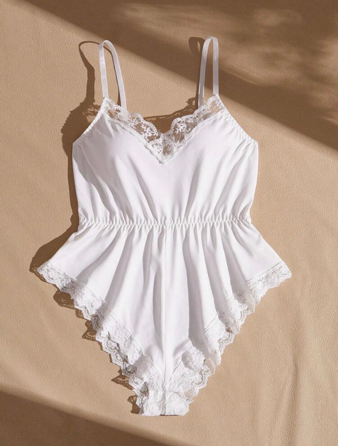 Solea Minimalist Bodysuit - White