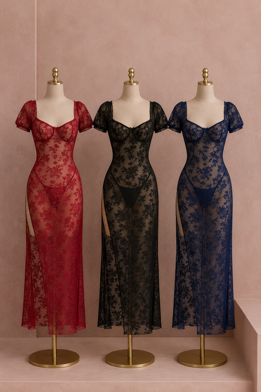 Sierra High Cut Two Sided Night Dress