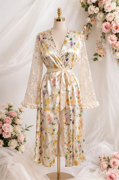 Alba Floral Sheer Robe