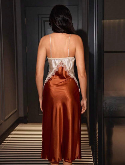 Louvre Silk Night Gown + Robe