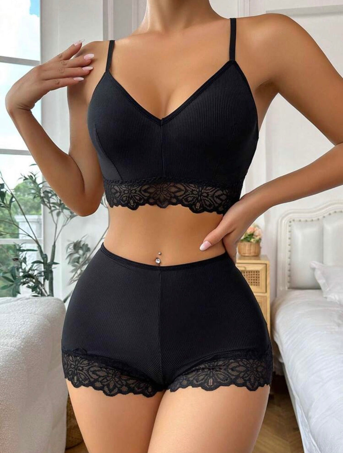 Gaia Comfort Lounge Set - Black