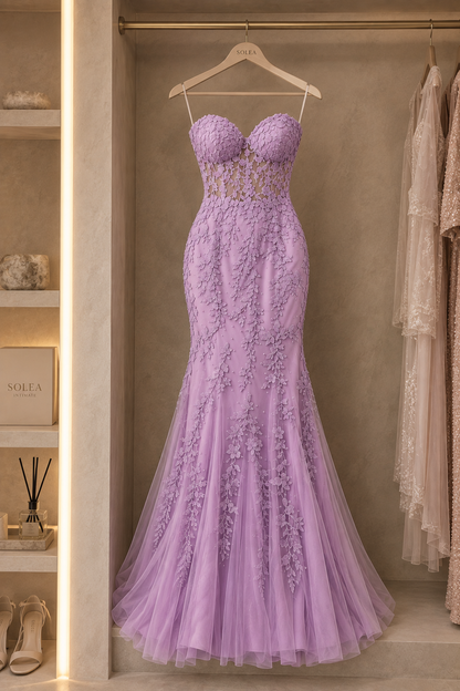 Oslo Tube Embroidery Luxe Gown