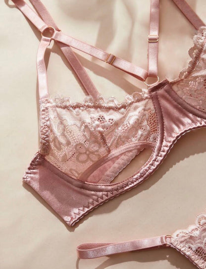 Cindy Two Piece Lingerie - Pink