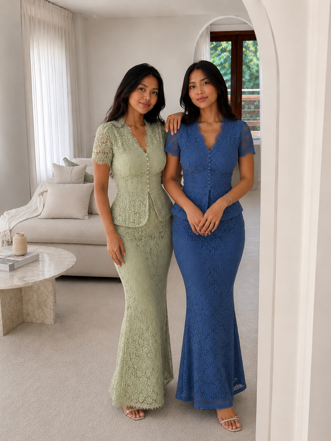 Sephire Lace Two Piece Luxe Set