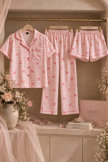 Snuggle 3 Packs Pajamas Set - Pink