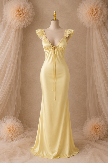 Astrid Silk Luxe Long Dress