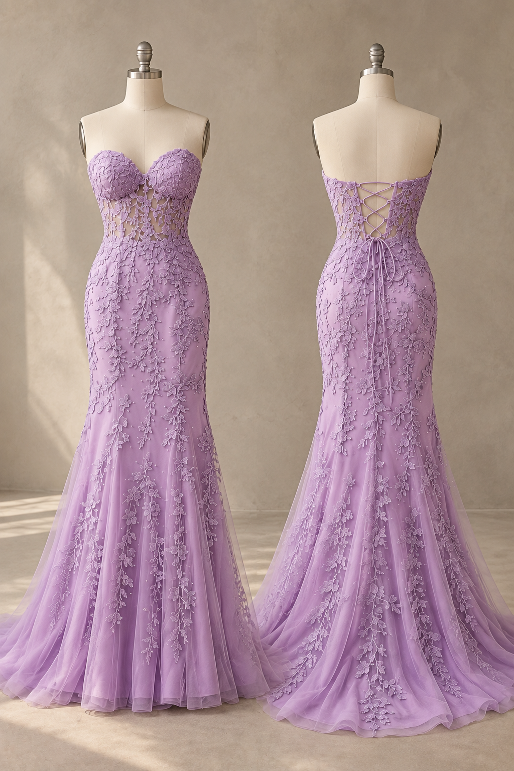 Oslo Tube Embroidery Luxe Gown