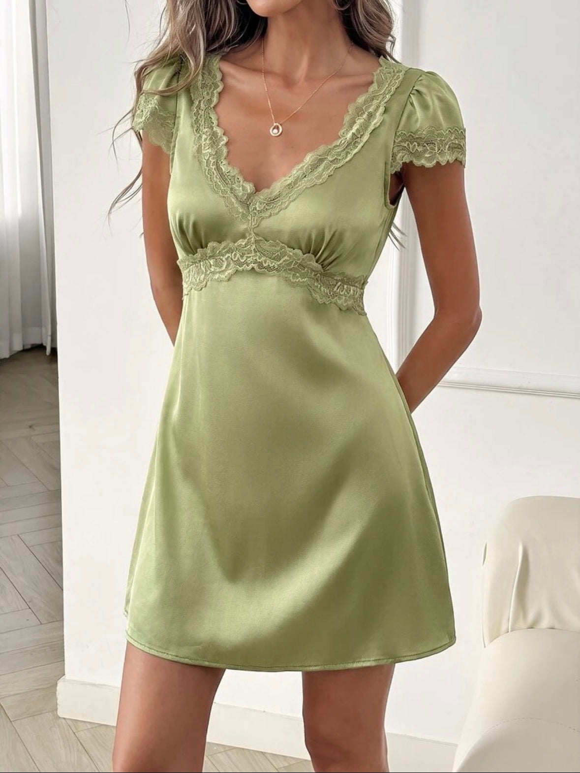 Jennifer Silk Mini Night Gown