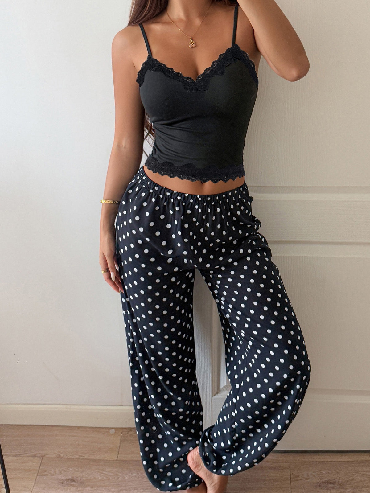 Lavien Dots Pajamas Set
