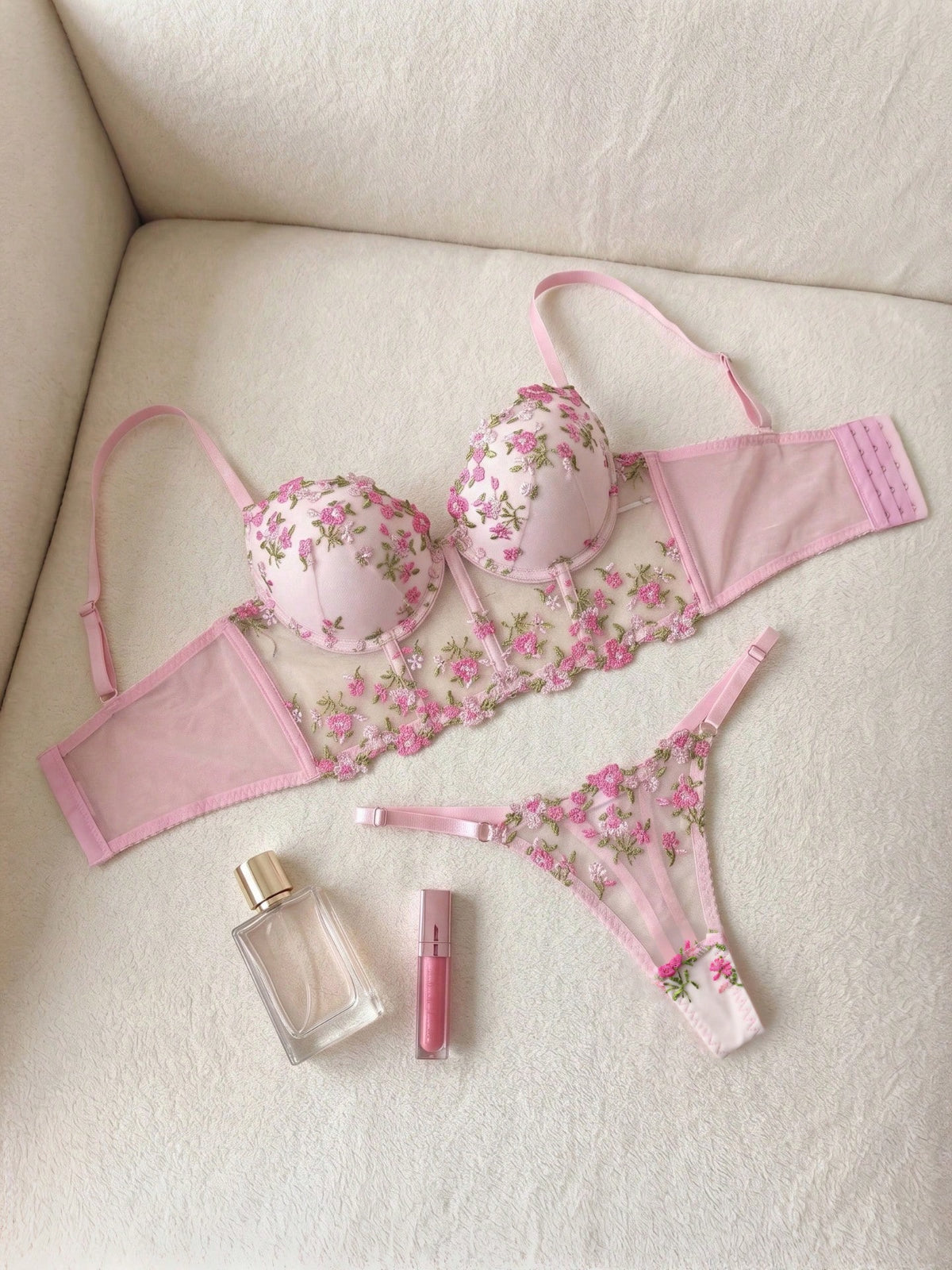 Mercy Floral Bustier Intimate Set