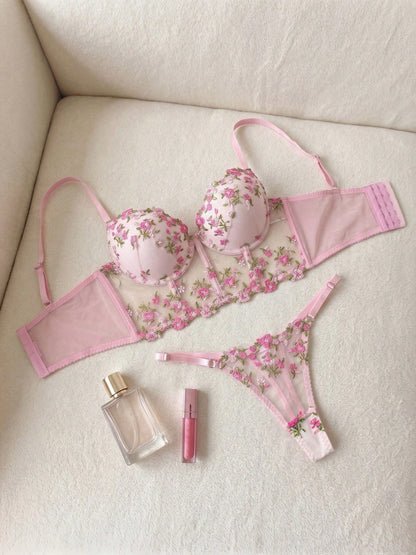 Mercy Floral Bustier Intimate Set