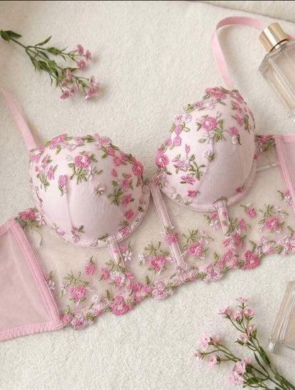 Mercy Floral Bustier Intimate Set