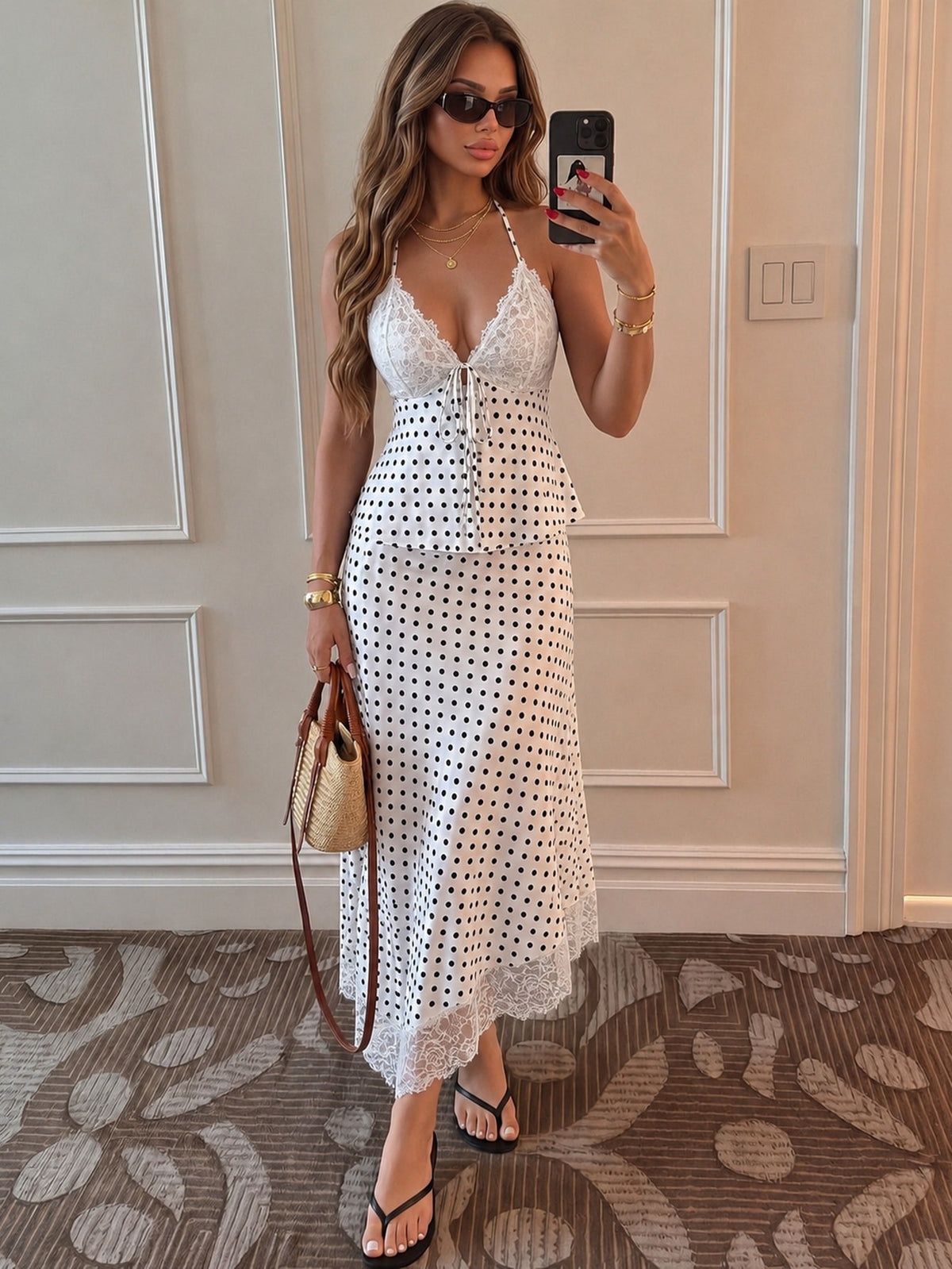 Alisa Dots Matching Wear