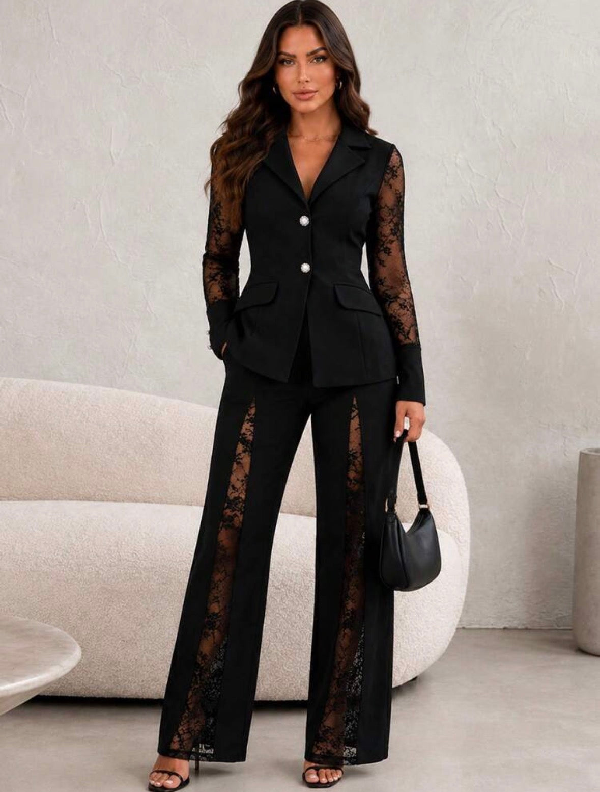Goldie Luxe Matching Blazer Set
