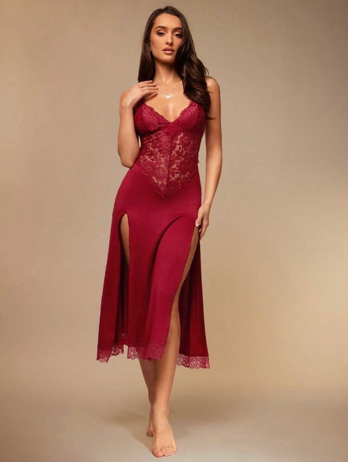 Bianca High Cut Night Gown