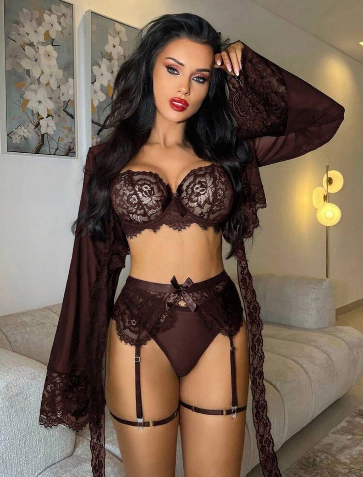 Ariana 4 Piece Lingerie