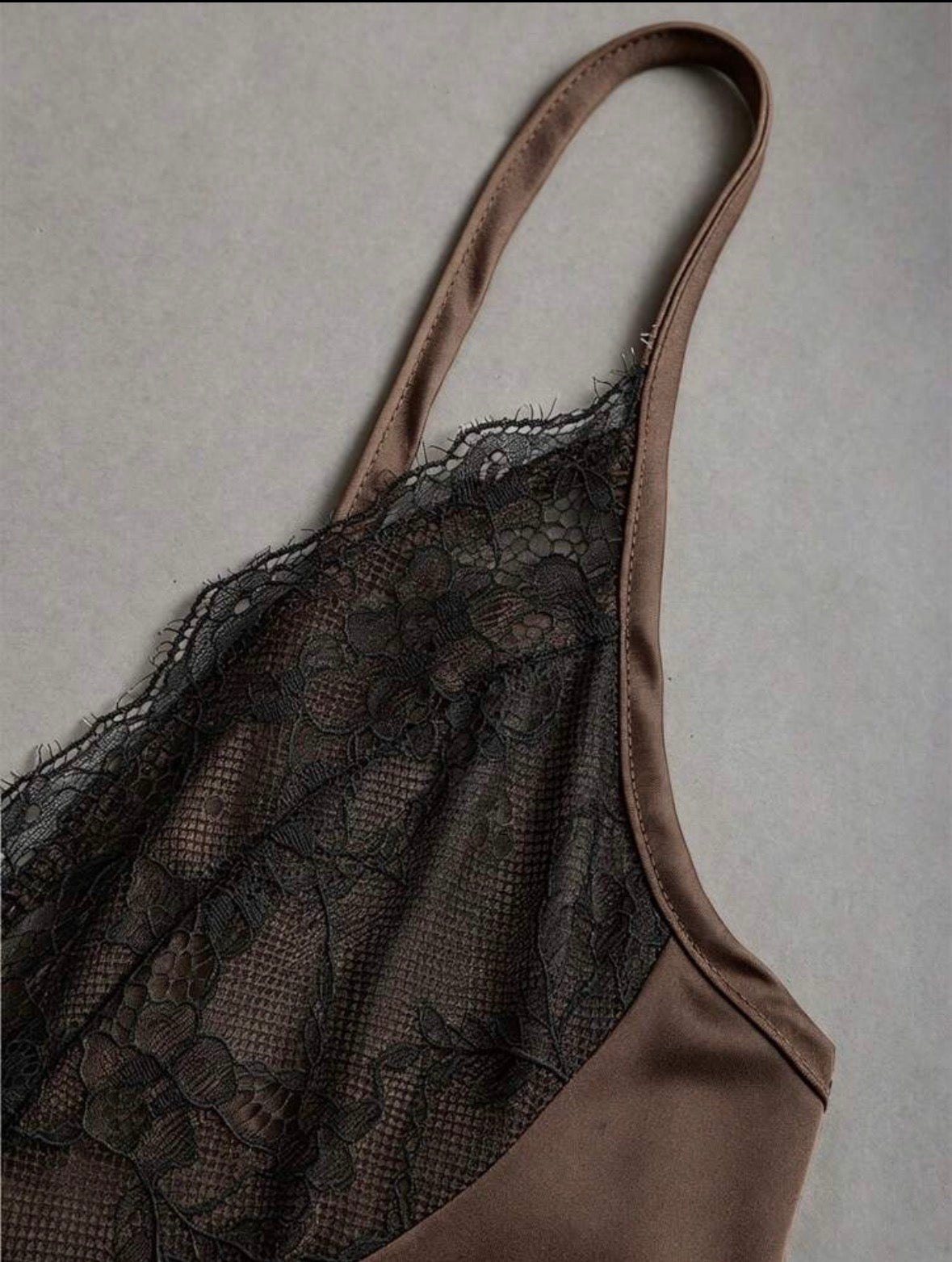 Bronze Lace Night Gown