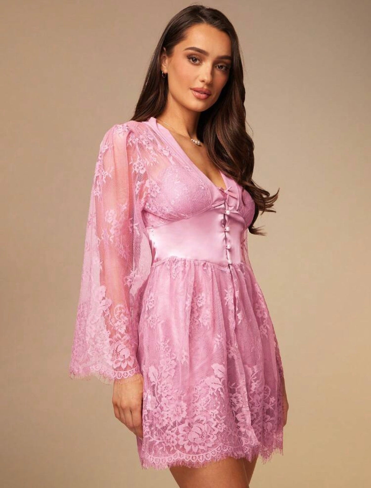 Kelsie Night Gown + Robe - Pink