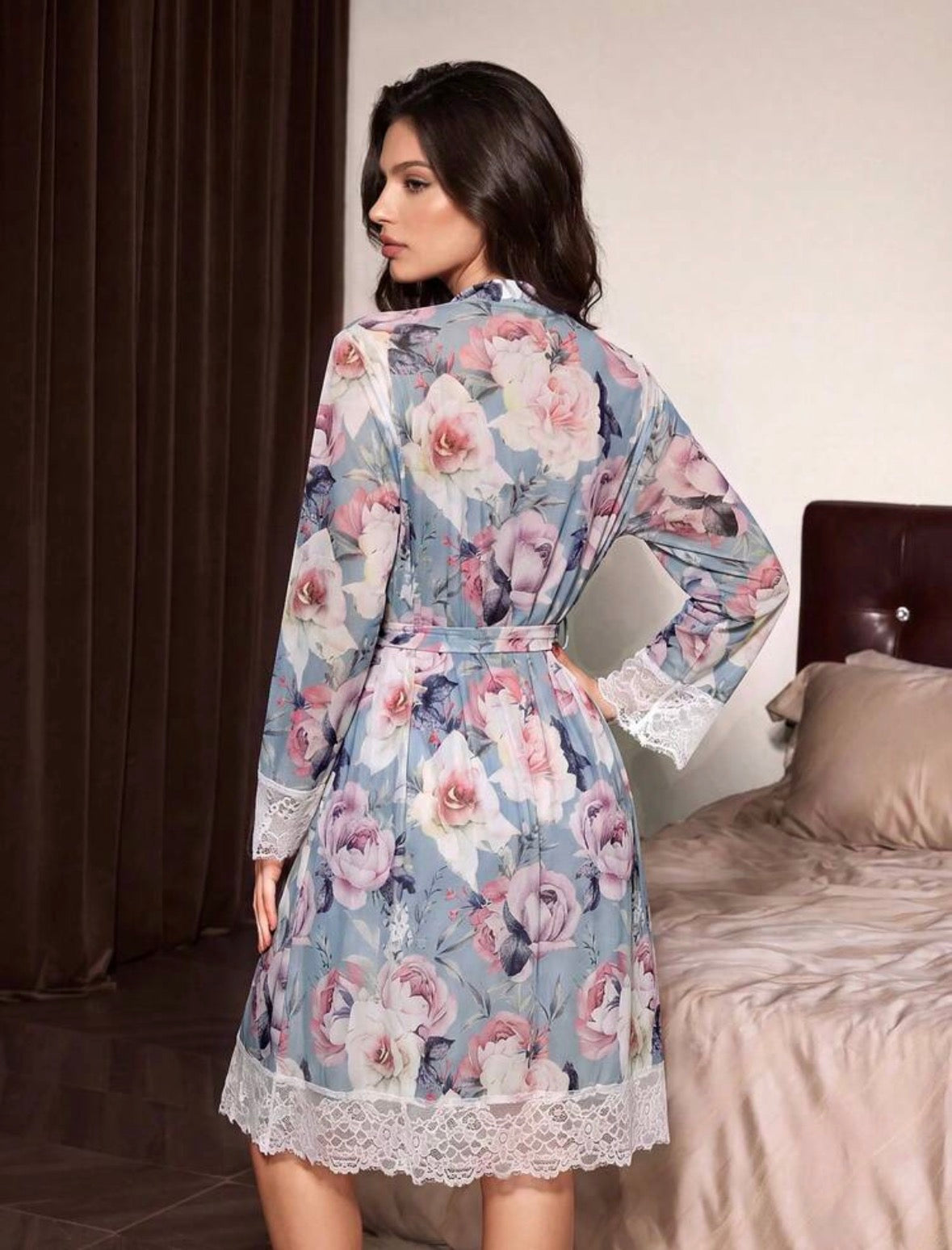 Eloise Floral Night Gown + Robe