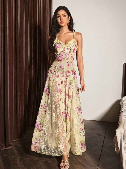 Kressia Floral Luxe Night Gown