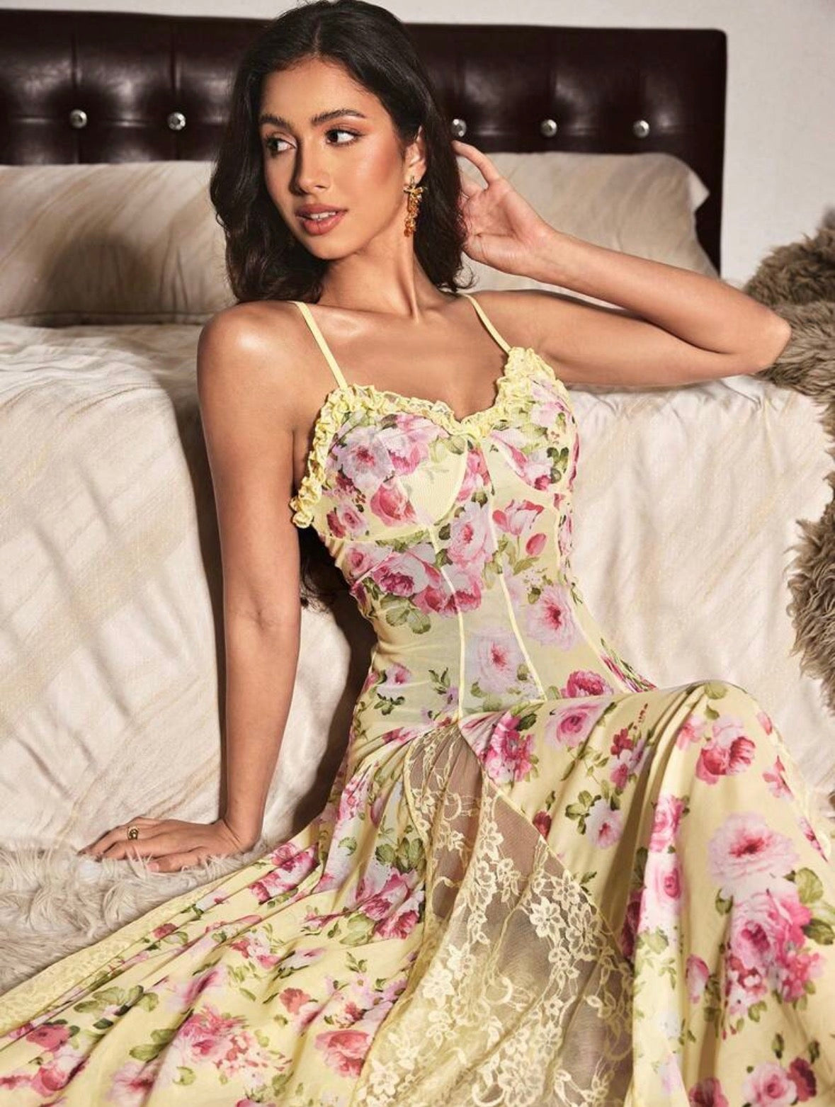 Kressia Floral Luxe Night Gown