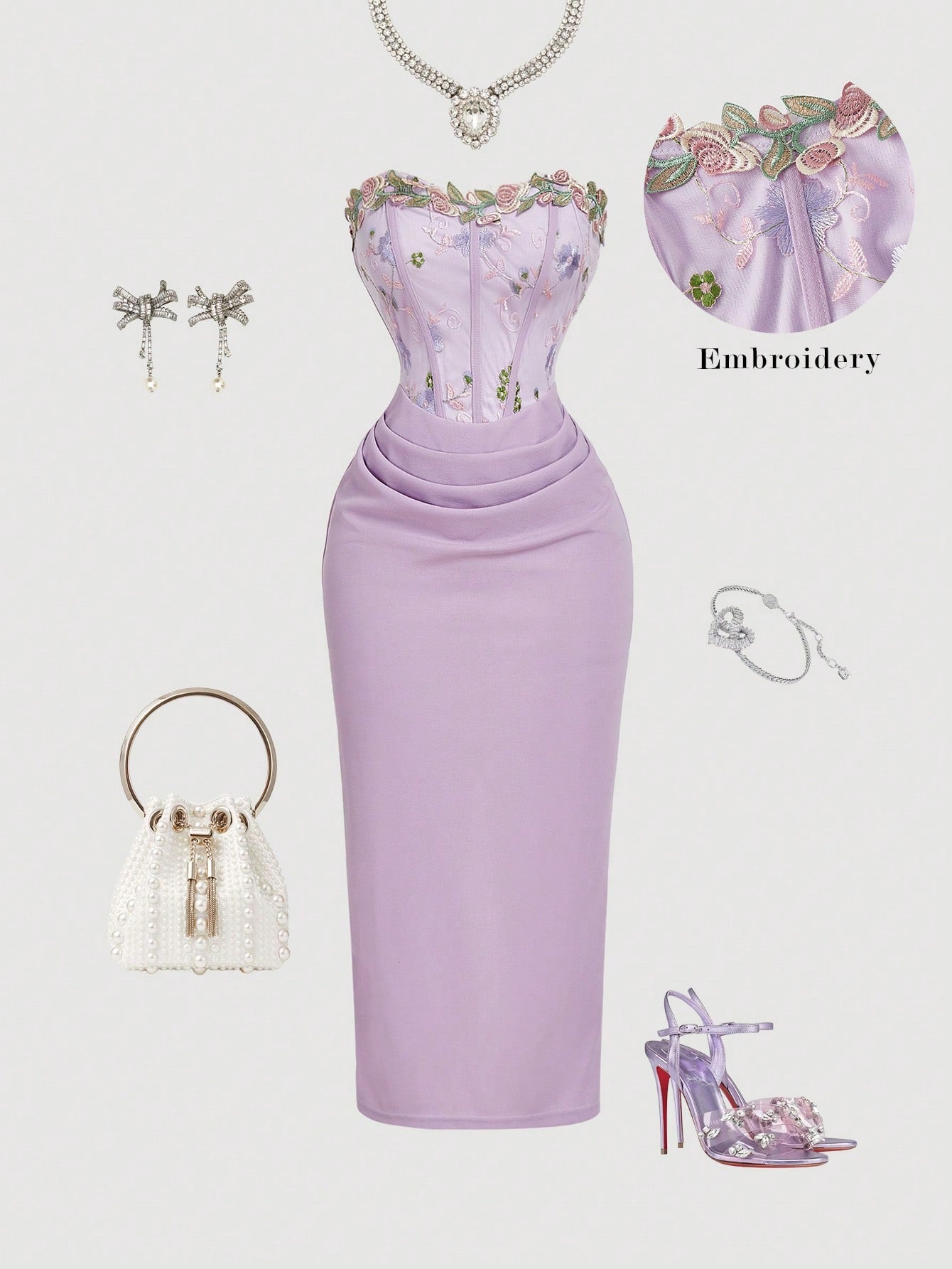 Isabelle Tube Embroidery Dress