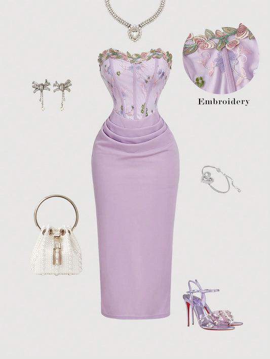 Isabelle Tube Embroidery Dress