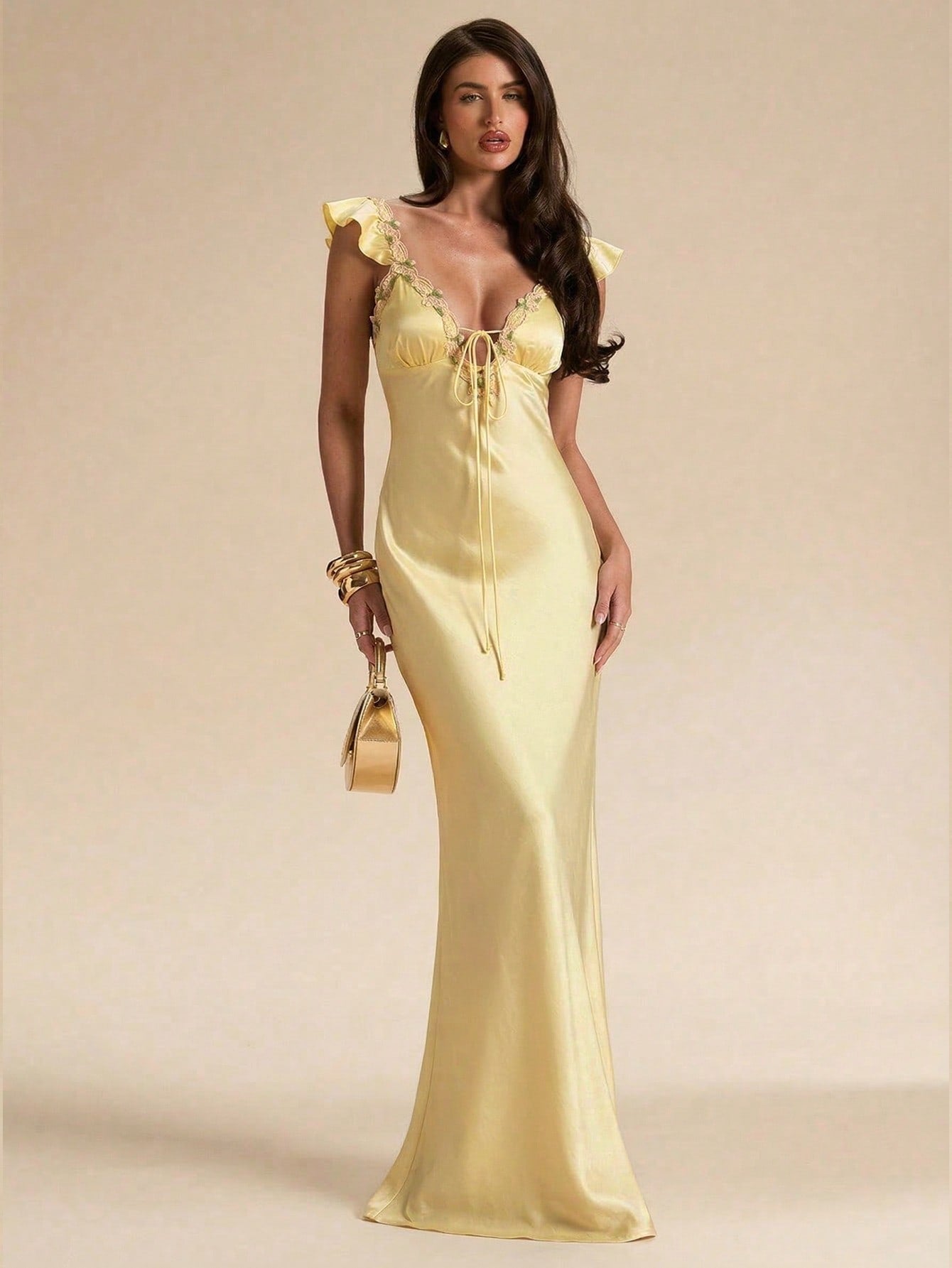 Astrid Silk Luxe Long Dress