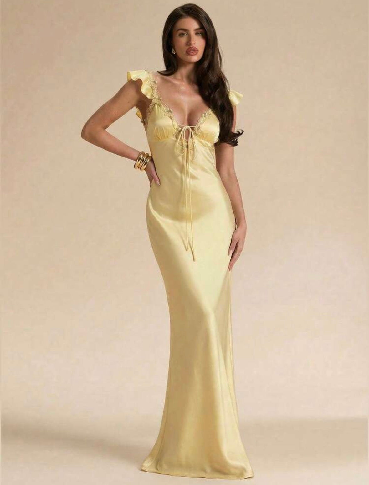 Astrid Silk Luxe Long Dress