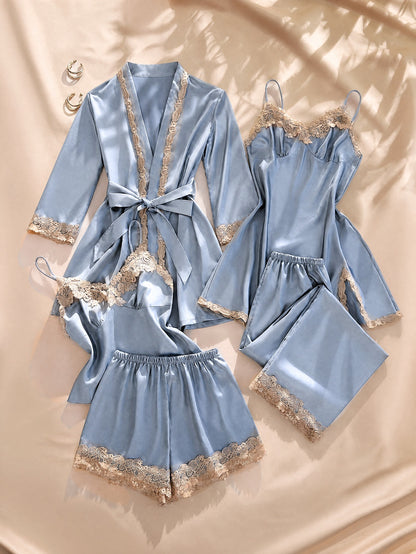 Aurora Silk 5 Packs Night Gown Set