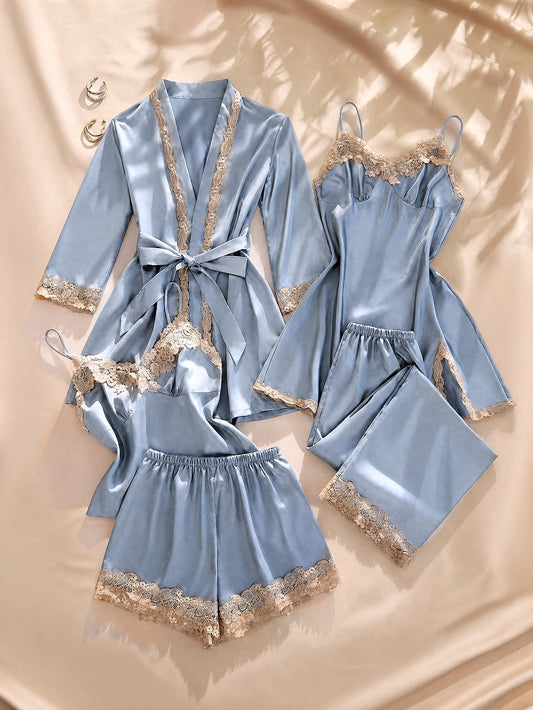 Aurora Silk 5 Packs Night Gown Set
