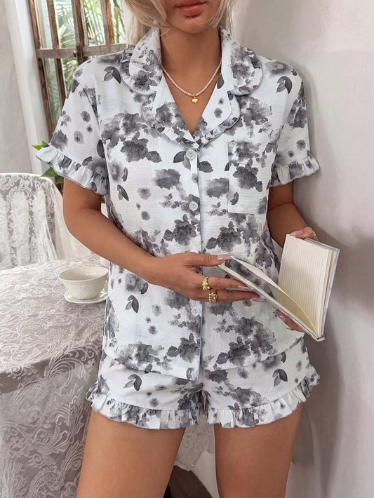 Cleo Floral Pajamas Set